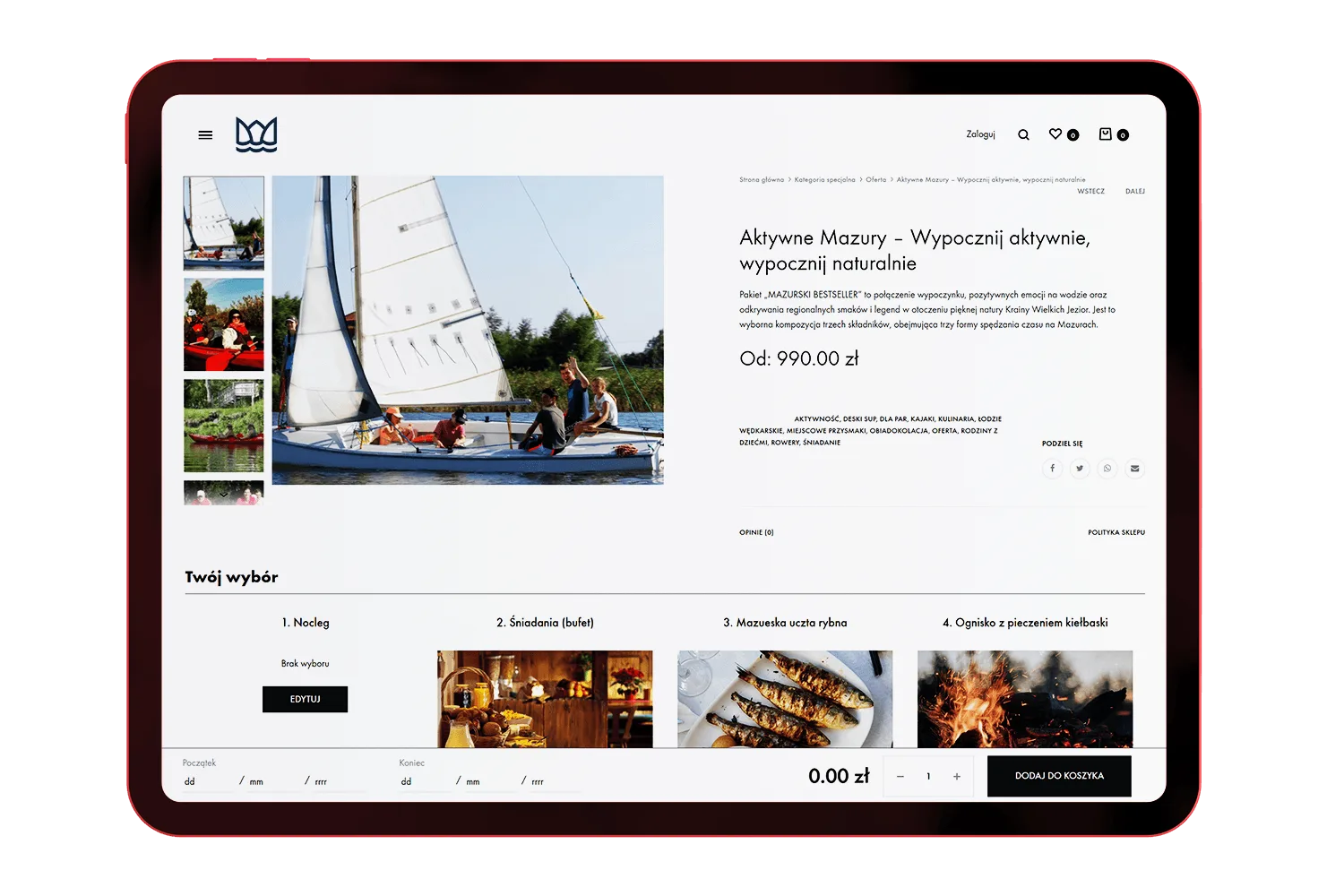 Mazury — materiały projektu